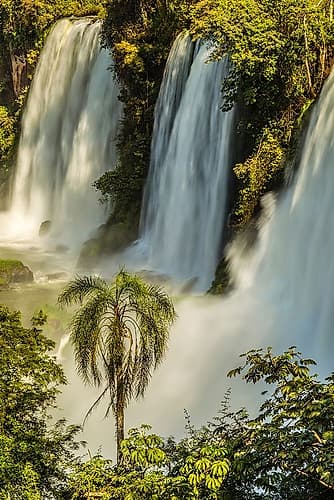 Brazil-Iguazu Falls Landscape of waterfalls Landscape Print
